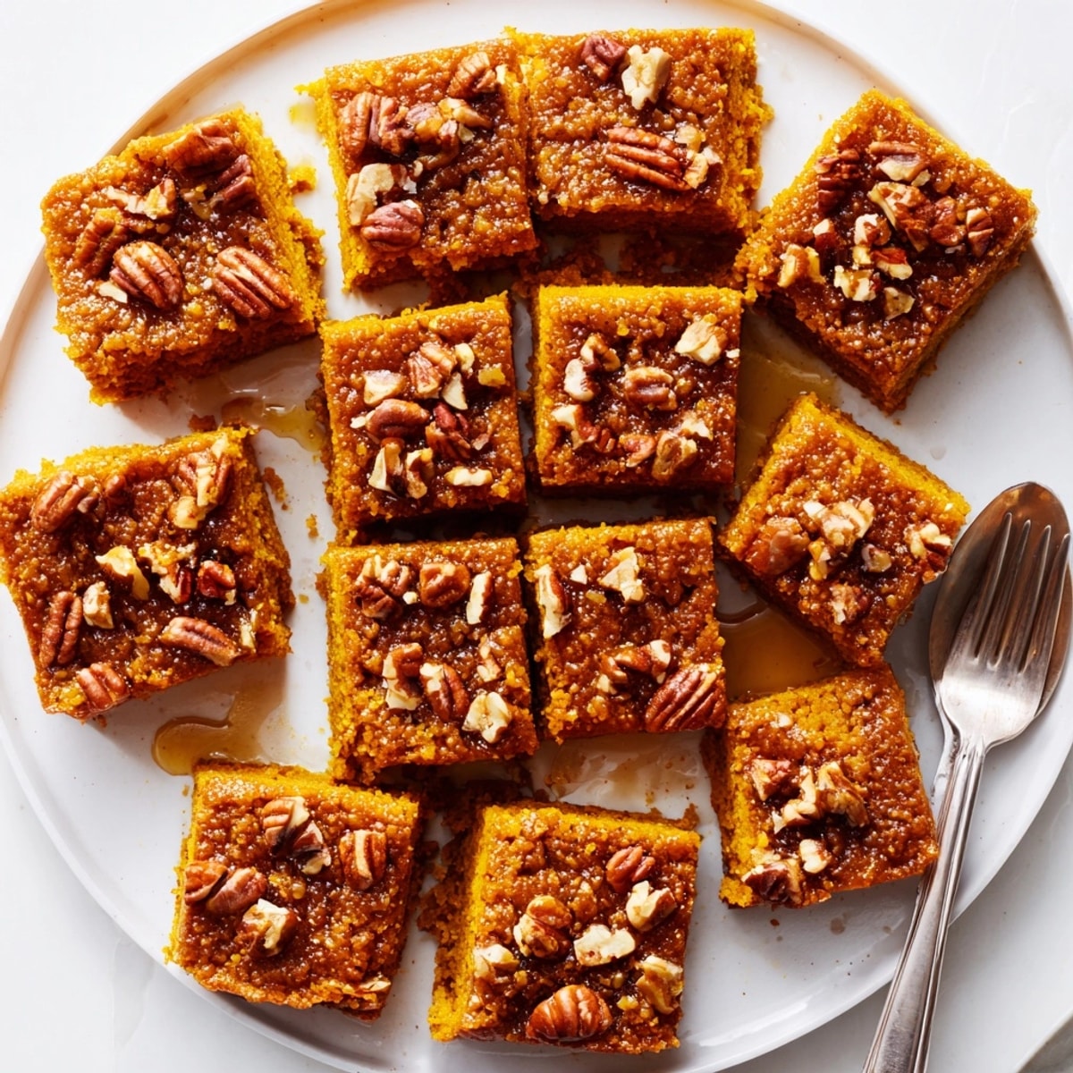 Easy Cinnamon Maple Pumpkin Bars recipe: squares of spiced comfort, perfect with coffee.