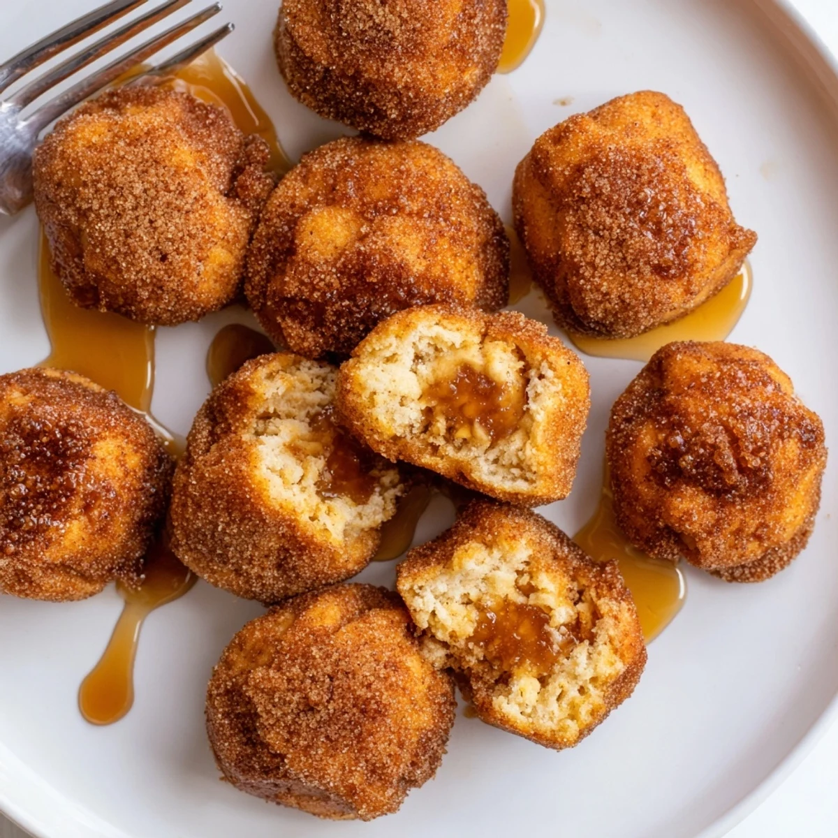 Deliciously warm Maple Ginger Cheddar Cinnamon Sugar Biscuit Muffin Balls bursting with flavors.  