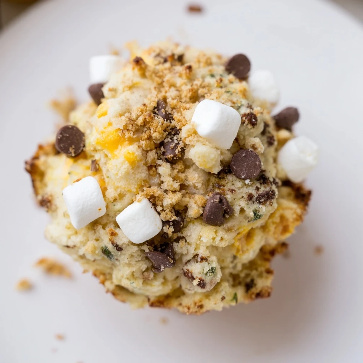 Smores Cheesy Jalapeño Muffins