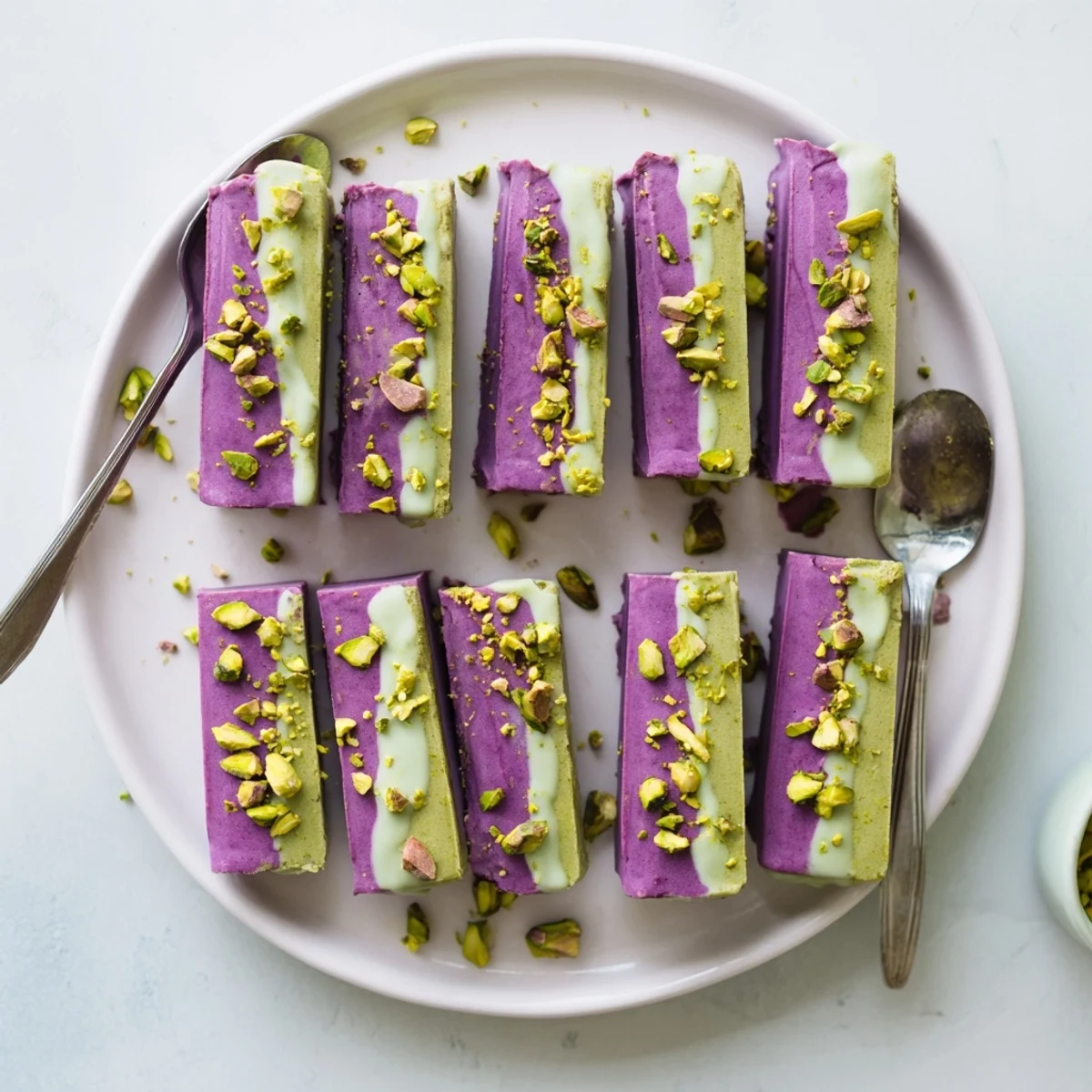 Ube Pistachio Ice Cream Bars #102
