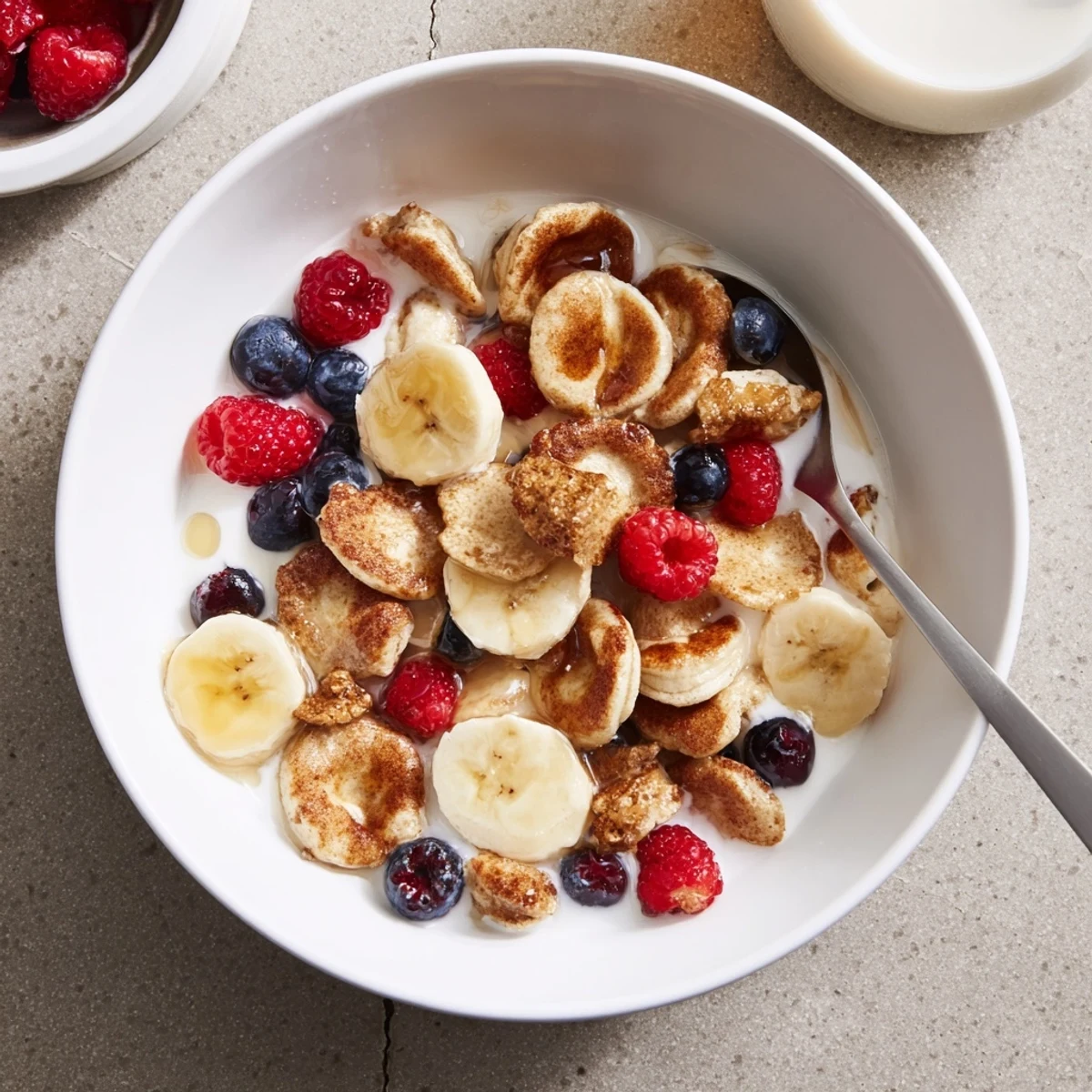 Mini Pancake Cereal Breakfast #101