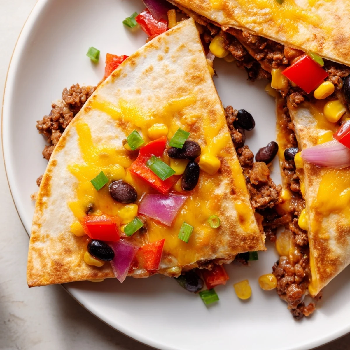 Sheet Pan Quesadillas Beef