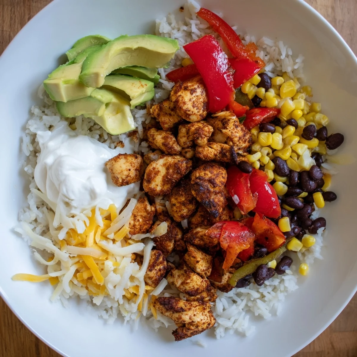 Sheet Pan Chicken Burrito Bowls