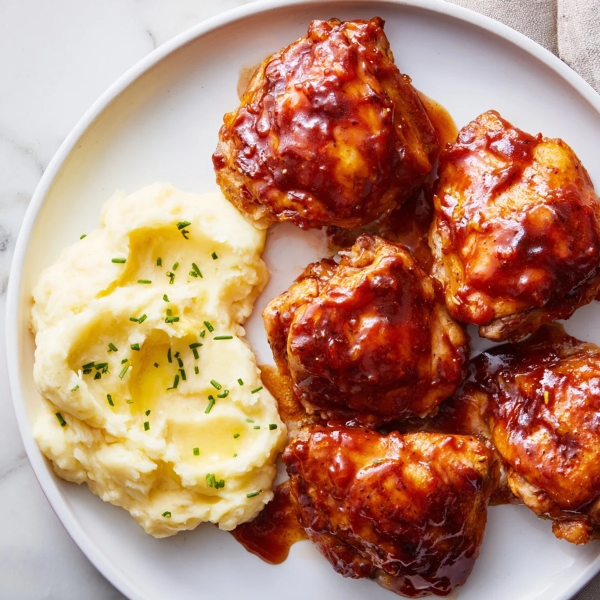 Honey BBQ Chicken Thighs