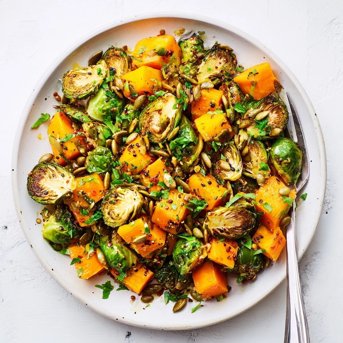 Roasted Brussels & Butternut