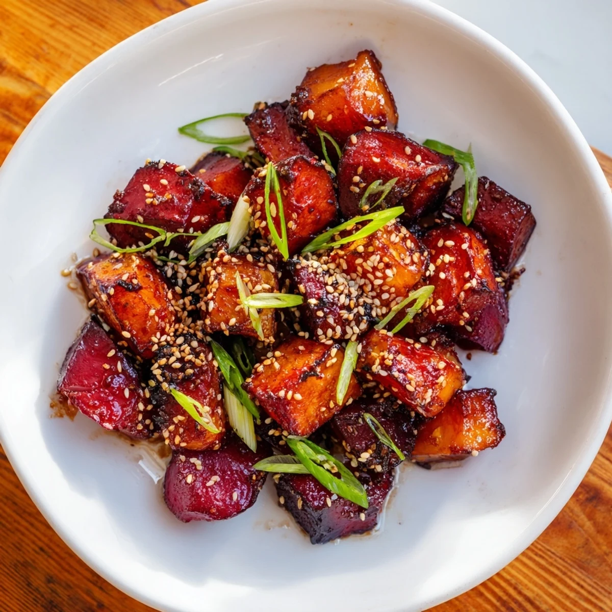 Tender Miso Roasted Winter Vegetables, a delicious blend of textures and umami flavors for a healthy, vibrant dish.