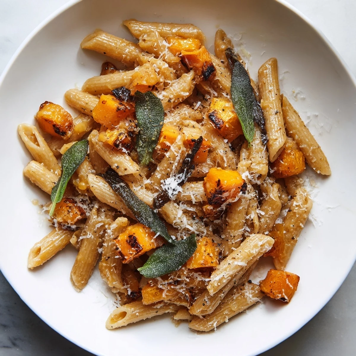 Brown Butter Butternut Squash Pasta