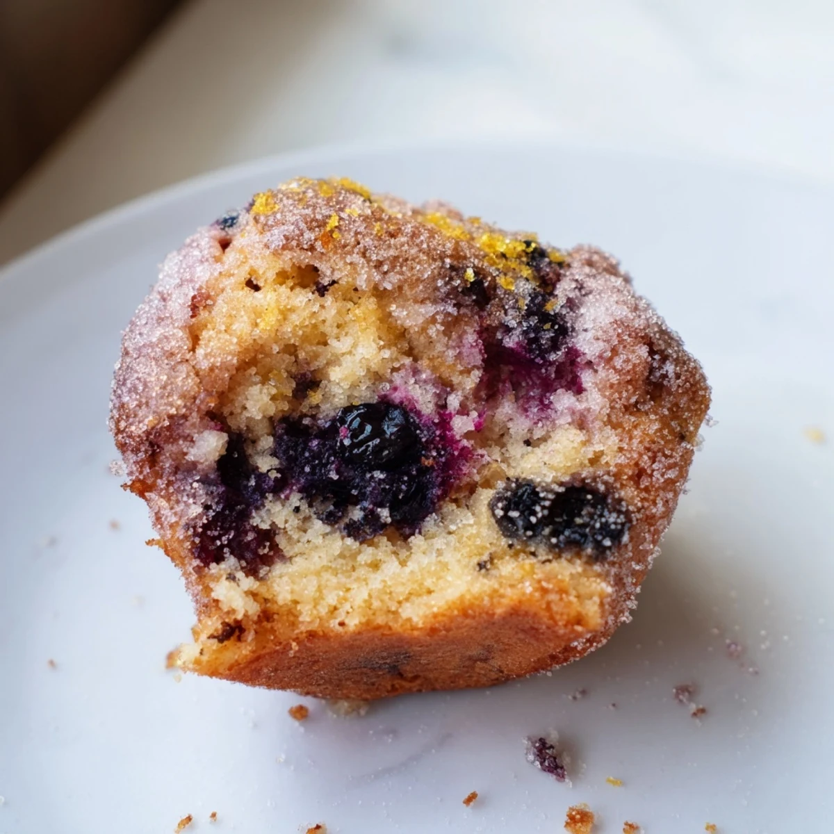 Close-up of baked cranberry orange muffins, showcasing tart cranberries and a zesty, sweet aroma.