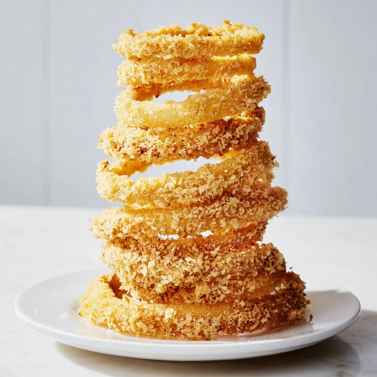 Crispy Onion Ring Tower