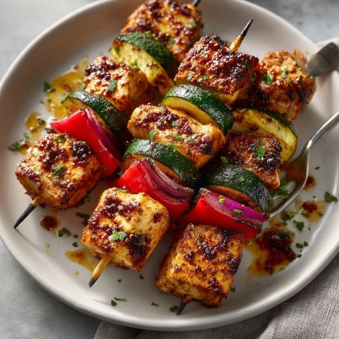 Smoky chipotle lime grilled chicken skewers sizzling on the barbecue, ready to serve.