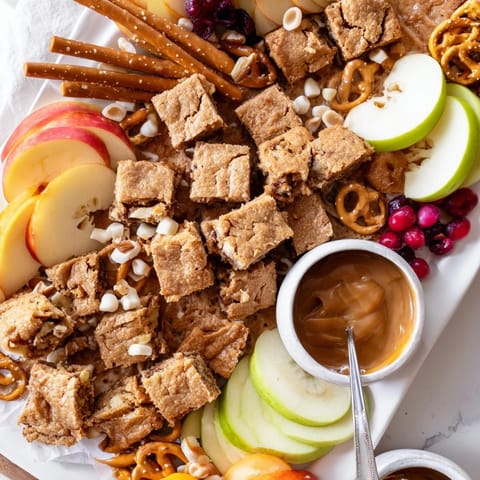 Caramel Apple Blondie Charcuterie