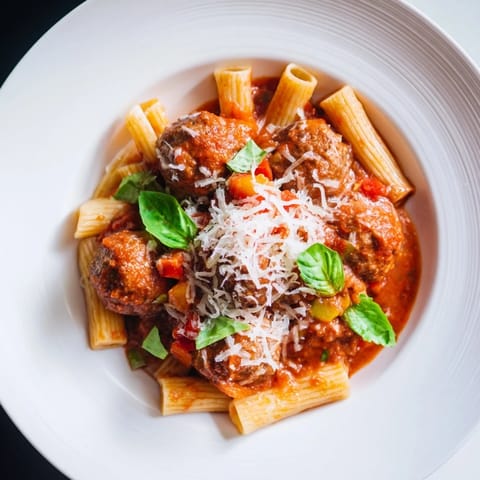 Italian Meatball Pasta Skillet