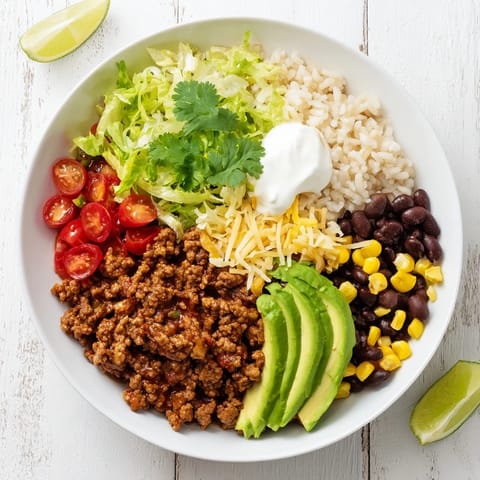 Loaded Beef Burrito Bowl