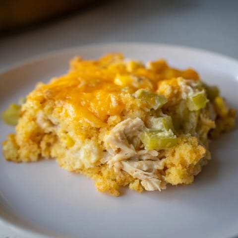 Southern Cornbread Chicken Casserole