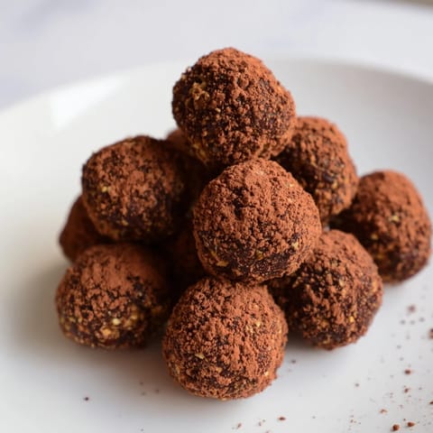Date Walnut Truffles Cocoa