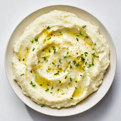 Cauliflower Mash with Garlic Lemon