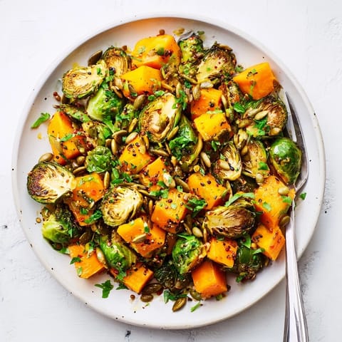 Roasted Brussels & Butternut