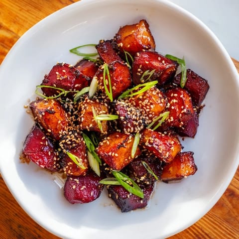 Tender Miso Roasted Winter Vegetables, a delicious blend of textures and umami flavors for a healthy, vibrant dish.