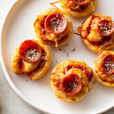 Mini Pepperoni Pizza Pinwheels