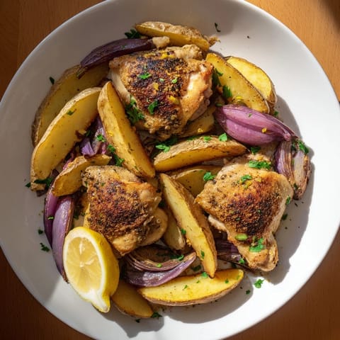 Greek Lemon Chicken Potatoes