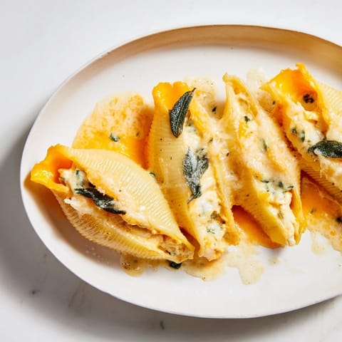 Pumpkin & Gouda Stuffed Shells