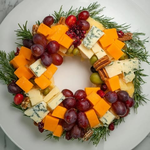 Holiday Wreath Cheese Ring