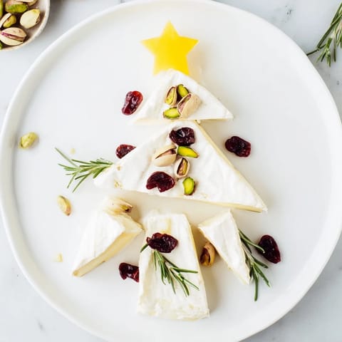 Simple Brie Triangle Cheese Tree