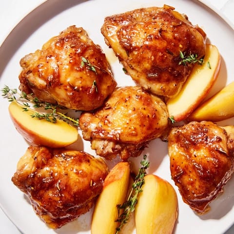 Sticky Maple Apple Chicken