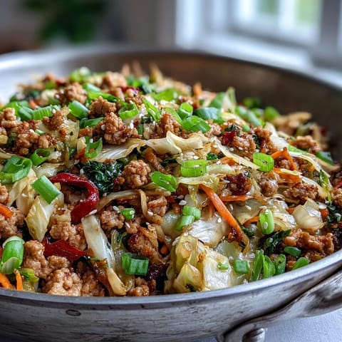 Cabbage and Turkey Stir-Fry