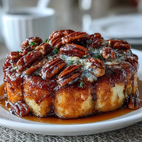 Golden candied yams soufflé with a light, airy texture and a sweet pecan crumble topping.