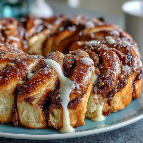 Mardi Gras King Cake Wreath