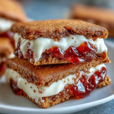 Clotted Cream Strawberry Jam Cookies