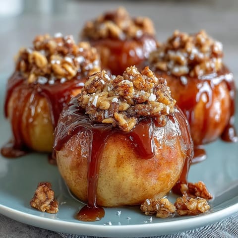 Candy Apple Peanut Butter Drizzle