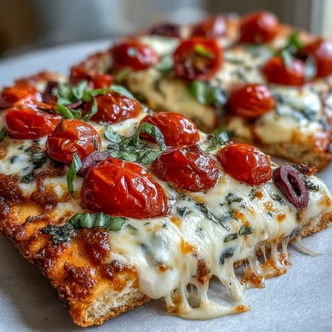 Cottage Cheese Flatbread Pizza