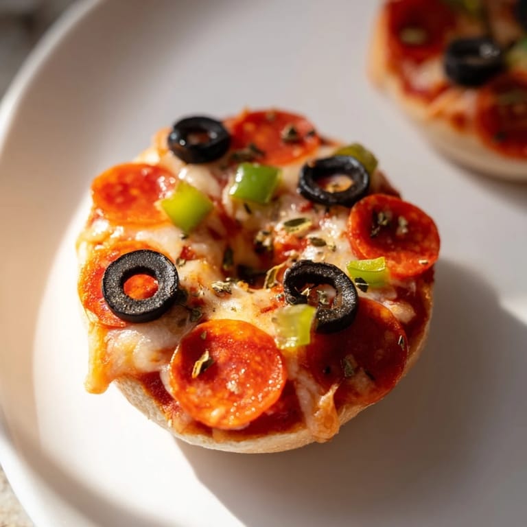 Golden, cheesy mini bagel pizzas ready to eat, a quick and fun air fryer snack.