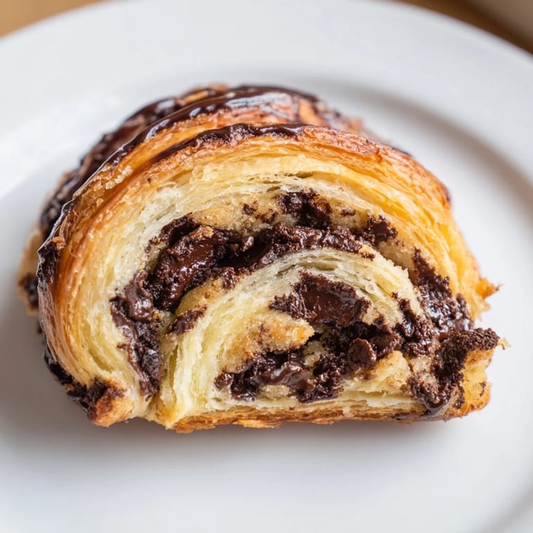 Crispy-edged, gooey chocolate chip-filled crookies offer a delightful dessert experience and buttery pastry goodness.