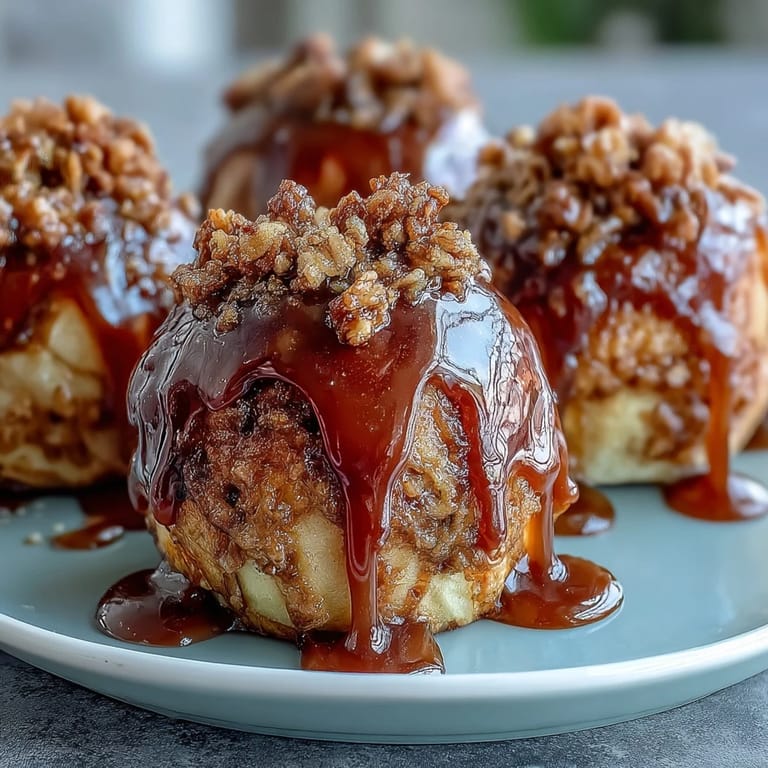 Crisp apple slices with creamy peanut butter drizzle and granola crunch—perfect party treat.